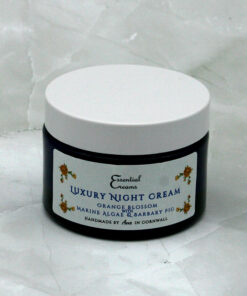 Luxury Night Cream, Orange Blossom with Marine Algae & Barbary Fig - 50ml Glass Jar