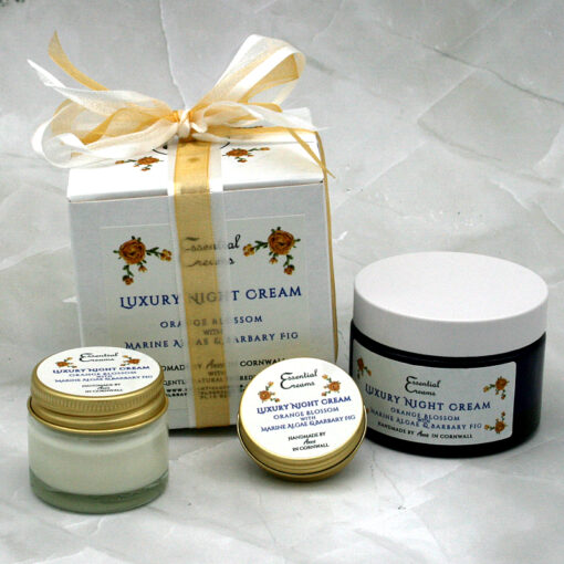 Luxury Night Cream, Orange Blossom with Marine Algae & Barbary Fig