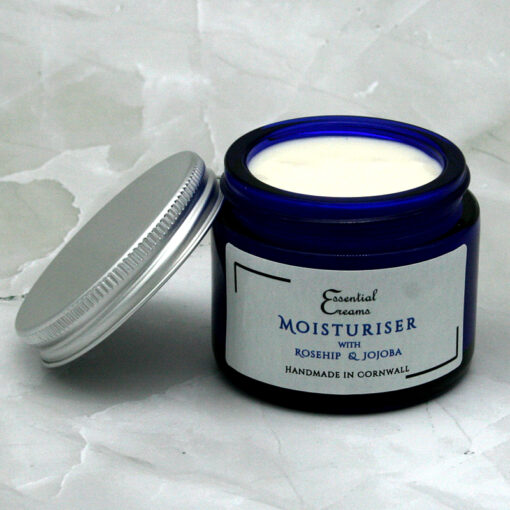 Moisturiser, Rosehip & Jojoba Fragrance Free - 50ml Glass Jar