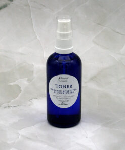 Toner with Organic Rose Otto Flower Water - 100ml Spray Bottle