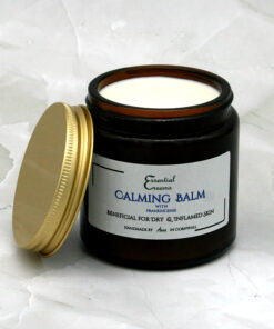 Calming Balm with Frankincense - 100ml Glass Front