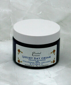 Luxury Day Cream, Orange Blossom with Hyaluronic Acid, Collagen & Vitamin C - 50ml Glass Jar