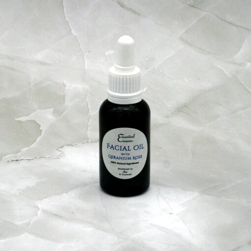 Facial Oil with Geranium Rose - 30ml Dropper